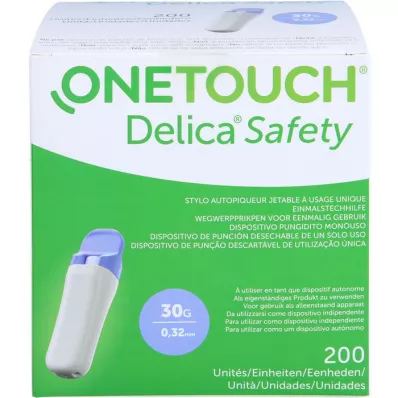 ONE TOUCH Delica Varnostni pripomoček za enkratno uporabo 30 G, 200 kosov