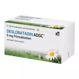 DESLORATADIN-ADGC 5 mg filmsko obložene tablete, 100 kosov