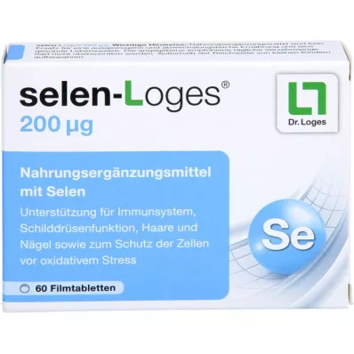SELEN-LOGES 200 µg filmsko obložene tablete, 60 kosov