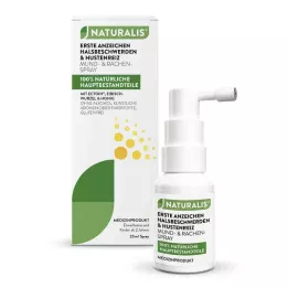 NATURALIS Pršilo za usta in grlo, 20 ml