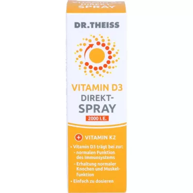 DR.THEISS Neposredno pršilo z vitaminom D3, 20 ml