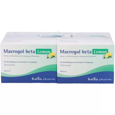 MACROGOL beta Lemon Plv.z.Her.e.Lsg.z.Oral, 100 kosov