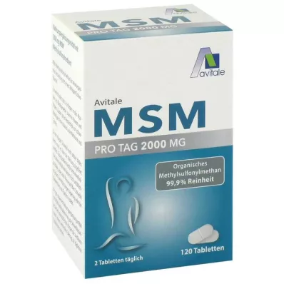MSM 2000 mg tablete, 120 kosov MSM 2000 mg tablete, 120 kosov