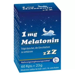 MELATONIN 1 mg kapsule, 60 kosov