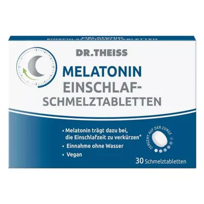 DR.THEISS Melatonin talilne tablete za spanje, 30 kosov DR.THEISS Melatonin talilne tablete za spanje, 30 kosov