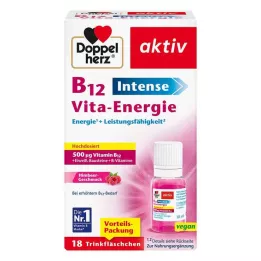DOPPELHERZ B12 Intense Vita-Energie steklenička za pitje, 18 kosov