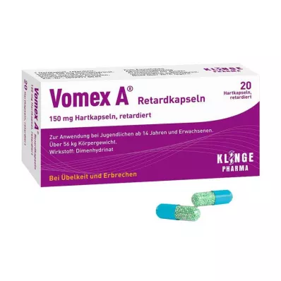 Vomex A® kapsule s podaljšanim sproščanjem, 20 kom Vomex A® kapsule s podaljšanim sproščanjem, 20 kom