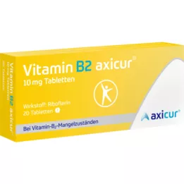 VITAMIN B2 AXICUR 10 mg tablete, 20 kosov