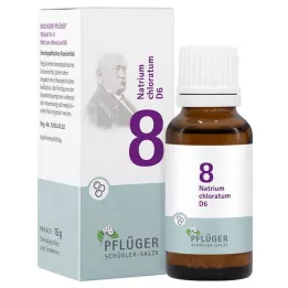 BIOCHEMIE Pflüger 8 Natrium chloratum D 6 kroglic, 15 g