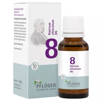 Biokemija Pflueger 8 Sodium chloratum D 6 globul, 15 g