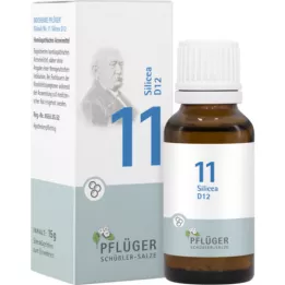 BIOCHEMIE Pflüger 11 Silicea D 12 kroglic, 15 g