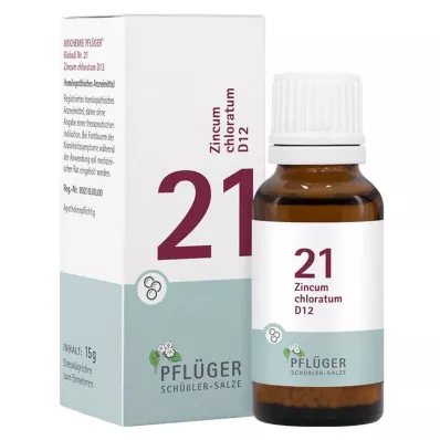 Biokemija Pflueger 21 Zincum chloratum D 12 globul, 15 g Biokemija Pflueger 21 Zincum chloratum D 12 globul, 15 g