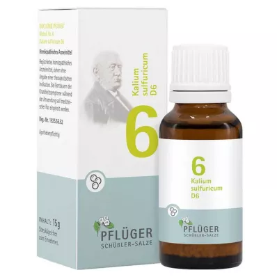 Biokemija Pflueger 6 Kalium sulfuricum D 6 globul, 15 g