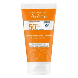 AVENE Krema za sončenje SPF 50+ brez dišav, 50 ml