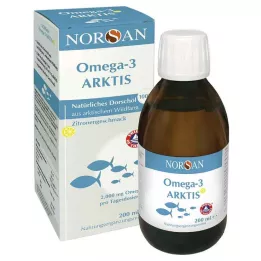 NORSAN Omega-3 Arctic z vitaminom D3, tekoči, 200 ml