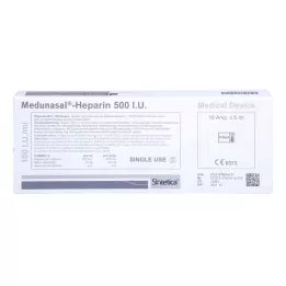 MEDUNASAL-Heparin 500 I.U. ampule, 10X5 ml