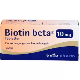 BIOTIN BETA 10 mg tablete, 20 kosov