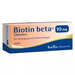 BIOTIN BETA 10 mg tablete, 20 kosov