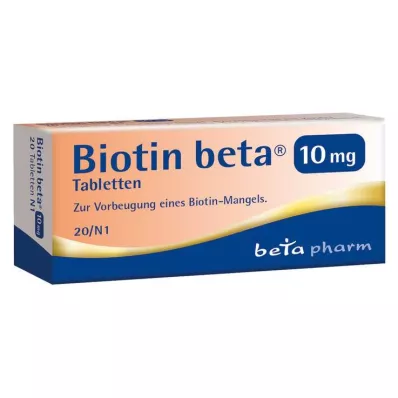 Biotin beta 10 mg tablete, 20 kom
