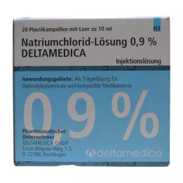 NATRIUMCHLORID-Raztopina 0,9 % Deltamedica Luer Pl., 20X10 ml