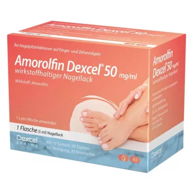 Amorolfin Dexcel® 50 mg/ml aktivni lak za nohte, 5 ml Amorolfin Dexcel® 50 mg/ml aktivni lak za nohte, 5 ml