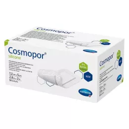 COSMOPOR silikonska obloga za rane 5x7,2 cm, 50 kosov