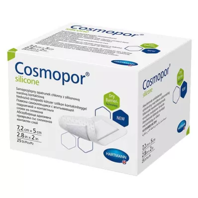 COSMOPOR silikonska obloga za rane 5x7,2 cm, 25 kosov COSMOPOR silikonska obloga za rane 5x7,2 cm, 25 kosov