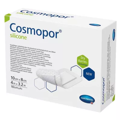 Cosmopor® silikonska obloga za rane 8x10 cm, 10 kos Cosmopor® silikonska obloga za rane 8x10 cm, 10 kos