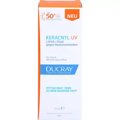 DUCRAY KERACNYL UV Tekočina LSF 50+, 50 ml