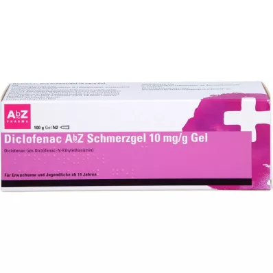 DICLOFENAC AbZ Pain Gel 10 mg/g, 100 g