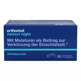 ORTHOMOL nemuri night direct granule, 30 kosov