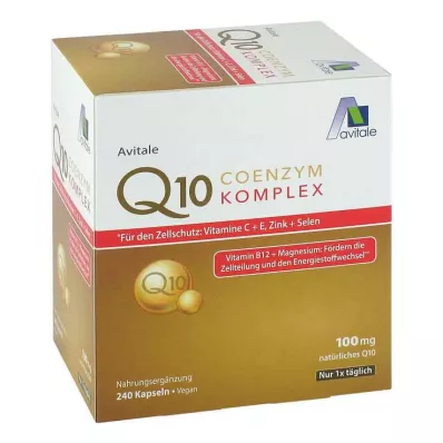 COENZYM Q10 100 mg kapsule+vitamini+minerali, 240 kosov