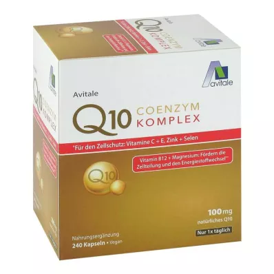 Koencim Q10 100 mg kapsule + vitamini + minerali, 240 kos Koencim Q10 100 mg kapsule + vitamini + minerali, 240 kos