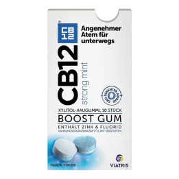 CB12 boost strong mint žvečilni gumi, 10 kosov