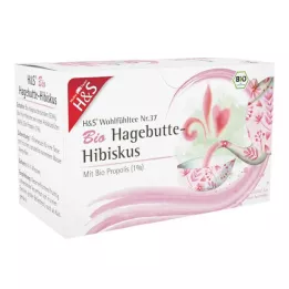H&S Ekološke filter vrečke s šipkom in hibiskusom, 20X3,0 g