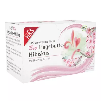 H&S Filter vrečka Organic Šipek Hibiskus, 20X3,0 g H&S Filter vrečka Organic Šipek Hibiskus, 20X3,0 g