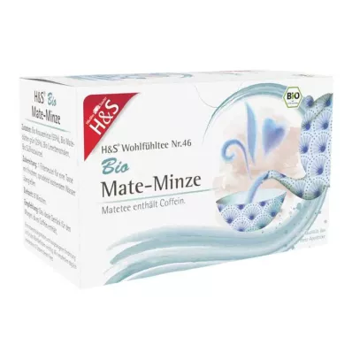 H&S Organic Mate Mint filter vrečka, 20X1,8 g H&S Organic Mate Mint filter vrečka, 20X1,8 g