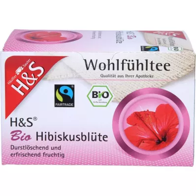 H&amp;S Filtrirna vrečka iz cvetov hibiskusa, 20X1,75 g