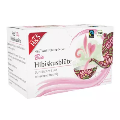 H&S Filter vrečka za cvetove hibiskusa iz ekološke pridelave, 20X1,75 g H&S Filter vrečka za cvetove hibiskusa iz ekološke pridelave, 20X1,75 g