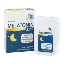 MELATONIN 1 mg mini tablete v razpršilniku, 120 kosov