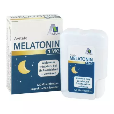 MELATONIN 1 mg mini tablete v razpršilniku, 120 kosov MELATONIN 1 mg mini tablete v razpršilniku, 120 kosov