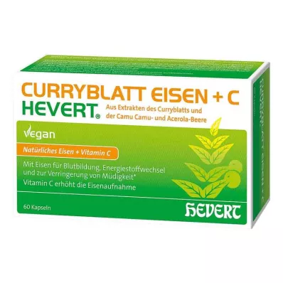 CURRYBLATT EISEN+C Hevert kapsule, 60 kapsul