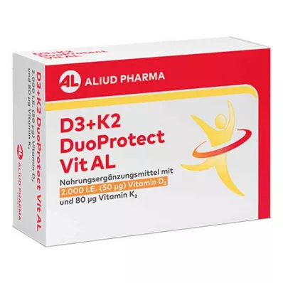 D3+K2 Duoprotect Vit AL 4000 IU/80 Μg kapsule (30 kosov) D3+K2 Duoprotect Vit AL 4000 IU/80 Μg kapsule (30 kosov)