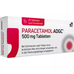 PARACETAMOL ADGC 500 mg tablete, 20 kosov