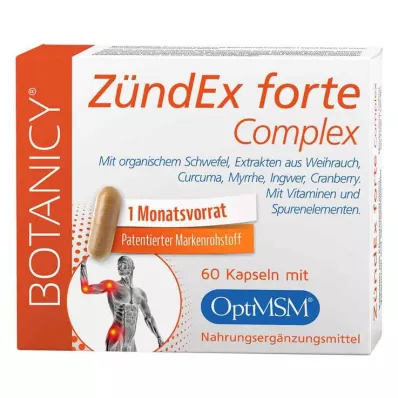 ZÜNDEX forte Complex z OptiMSM Kapsule, 60 kapsul