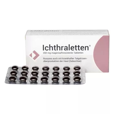 Ichthraletten® 200 mg tablete za rozaceo, 84 kosov Ichthraletten® 200 mg tablete za rozaceo, 84 kosov