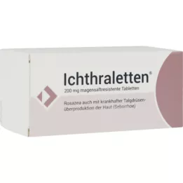 ICHTHRALETTEN 200 mg enterično obložene tablete, 168 kosov