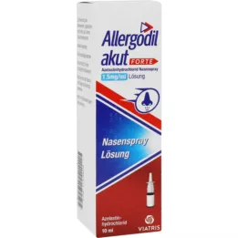 ALLERGODIL acute forte 1,5 mg/ml, raztopina za pršilo za nos, 10 ml