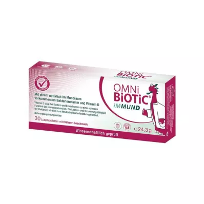 Omni Biotic Immune D pastile, 30 kos Omni Biotic Immune D pastile, 30 kos