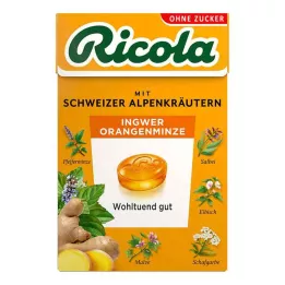 RICOLA o.Z.Box ingver, pomaranča, meta, 50 g